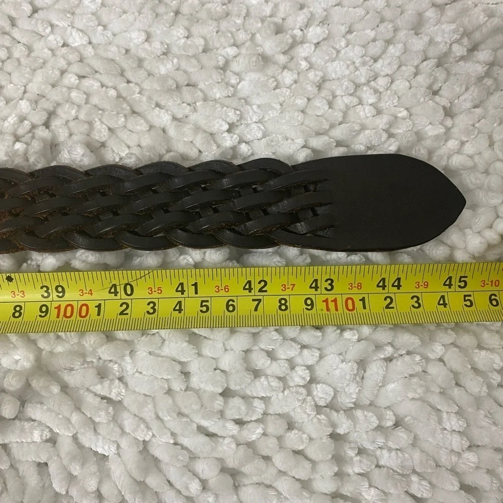 Genuine Leather Braided Belt